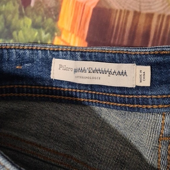 Pilcro and the Letterpress Denim Shorts Size 26 - Picture 5 of 6